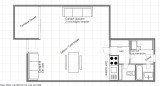 Plan appartement Neige et Soleil C6 Plan-Peisey
