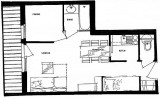 Plan appartement Praz de l'Ours 1 n°27 Vallandry