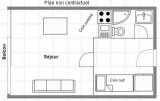 Plan appartement Praz de l'Ours 2 27 Vallandry