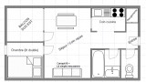 Plan appartement Praz de l'Ours 2 38 Vallandry