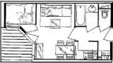 Plan appartement Praz de l'Ours 2 n°17 Vallandry