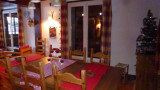 Séjour table à manger Chalet Morel la Chenarie Peisey