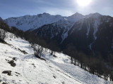Vue hiver Plein Sud 46 Plan-Peisey