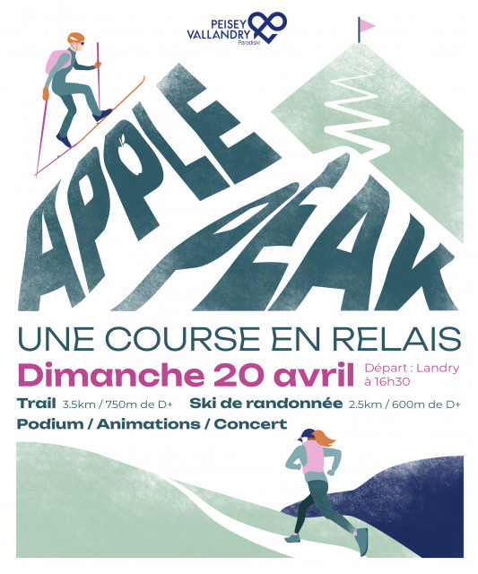Apple Peak: a relay race to the summit - 20 April 2025_Peisey-Vallandry