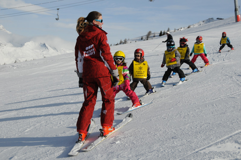 Cours de ski collectif enfants