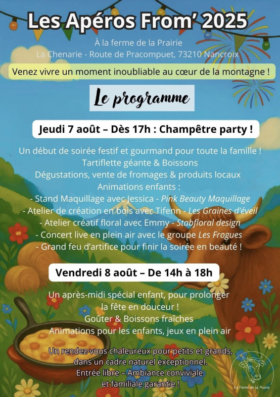 Apéro From' 2025_Peisey-Nancroix