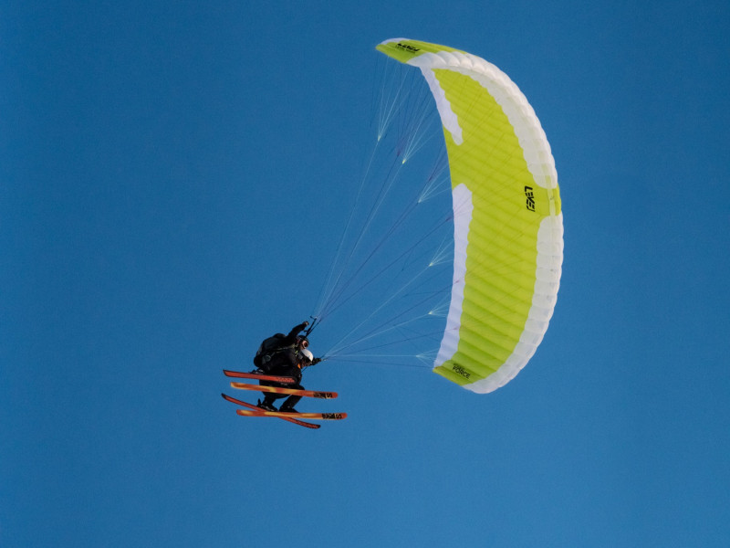 Speed-riding peisey-Vallandry, les arcs
