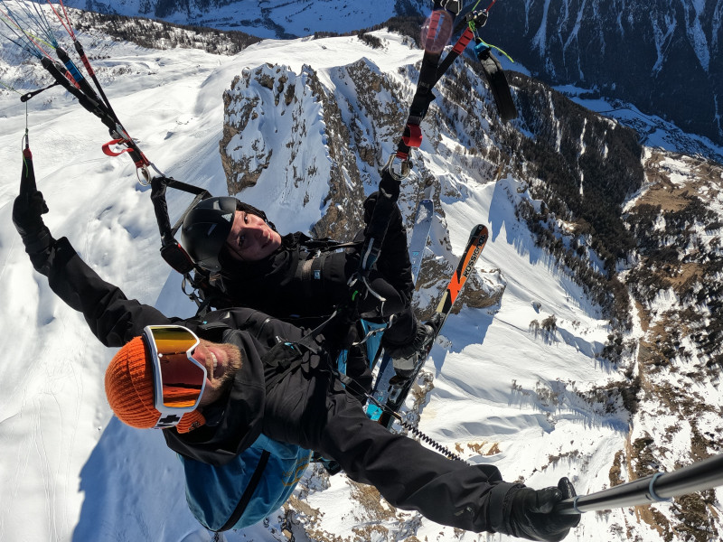 Au dessus de l'Aiguille Rousse