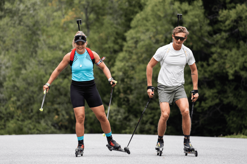 Initiation ski roues