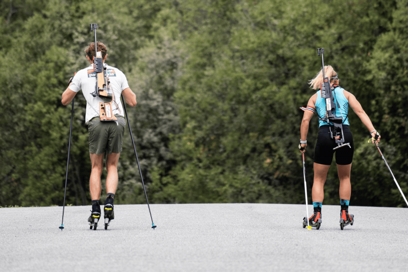 Initiation ski roues
