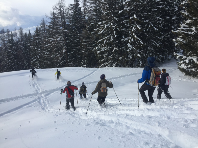 balade raquettes Peisey Vallandry
