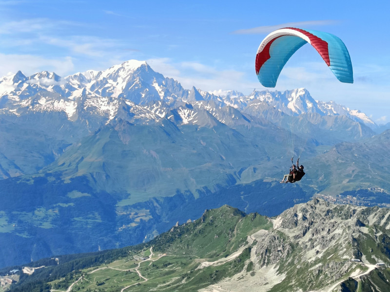 Vol au dessus des Arcs Peisey-Vallandry - © Flytandem Vol au dessus des Arcs Peisey-Vallandry
