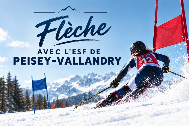 Compétition de ski alpin : Flèche_Peisey-Vallandry Compétition de ski alpin : Flèche_Peisey-Vallandry