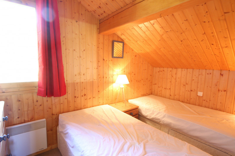 Chambre lits simples Chalet Camomille Vallandry