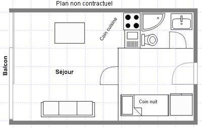 Plan appartement Rey 22 Plan-Peisey