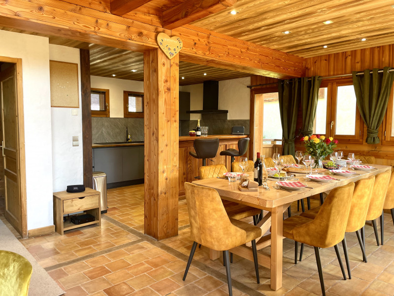 séjour cuisine chalet blanchot