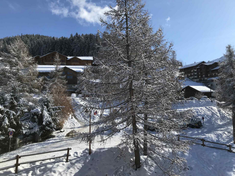 Vue hiver Aigle 35 Vallandry