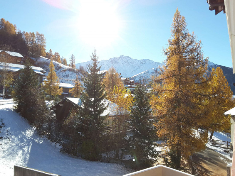 Vue hiver Cret de l'Ours 102 Vallandry