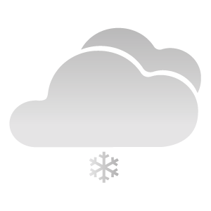 Couvert, faibles chutes de neige